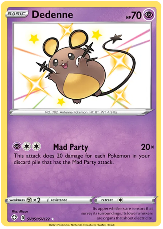 Dedenne SV051/SV122 Sword & Shield Shining Fates