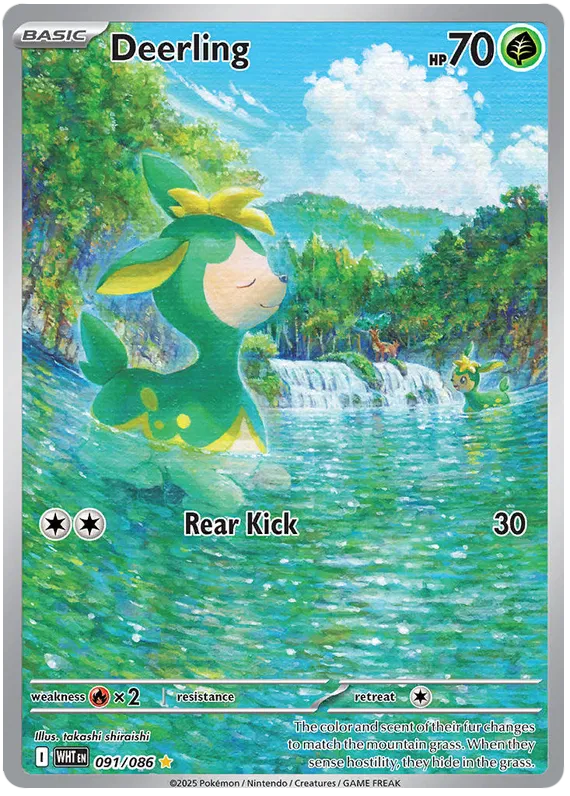 Deerling 091/086 White Flare