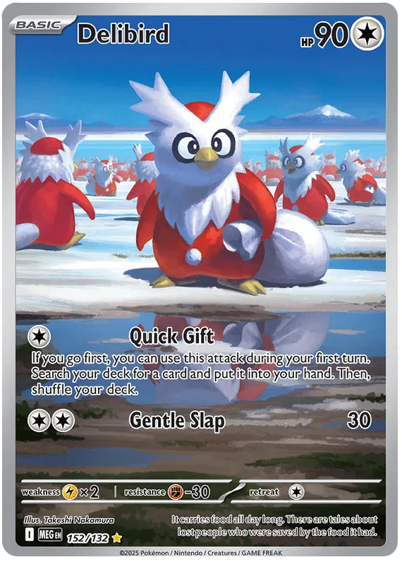Delibird 152/132 Mega Evolution