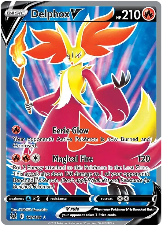 Delphox V 173/196 Lost Origin
