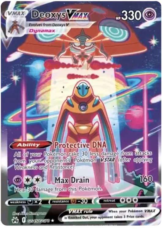 Deoxys VMAX GG45/GG70 Crown Zenith Galarian Gallery
