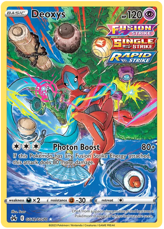 Deoxys GG12/GG70 Crown Zenith Galarian Gallery