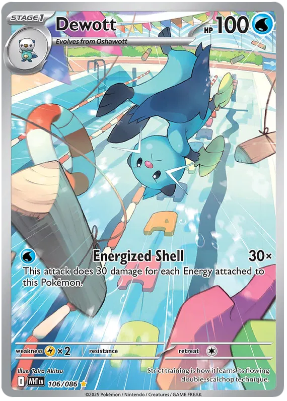 Dewott 106/086 White Flare