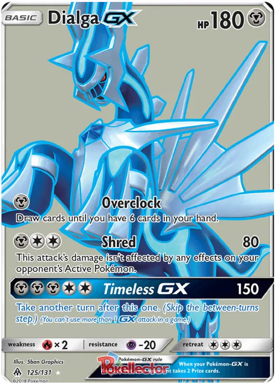 Dialga GX 125/131 Forbidden Light