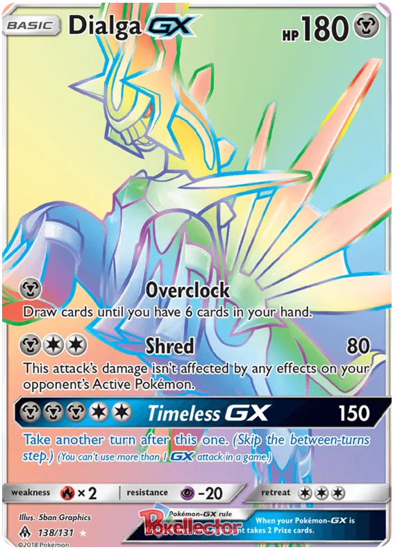 Dialga GX 138/131 Forbidden Light