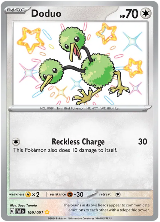 Doduo 199/091 Paldean Fates