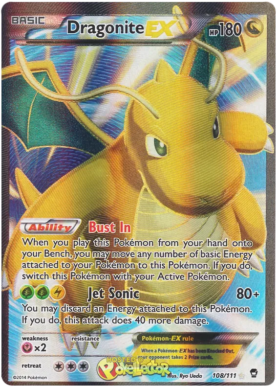 Dragonite EX 108/111 Furious Fists | Lightly Played |