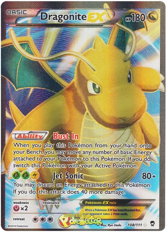 Dragonite EX 108/111 Furious Fists | Lightly Played |