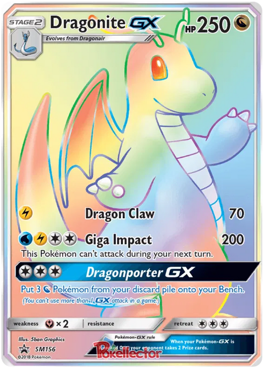 Dragonite GX SM156 Sun & Moon Promos