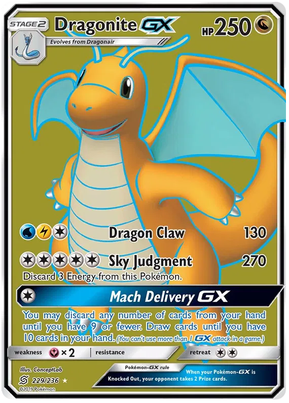 Dragonite GX 229/236 Unified Minds