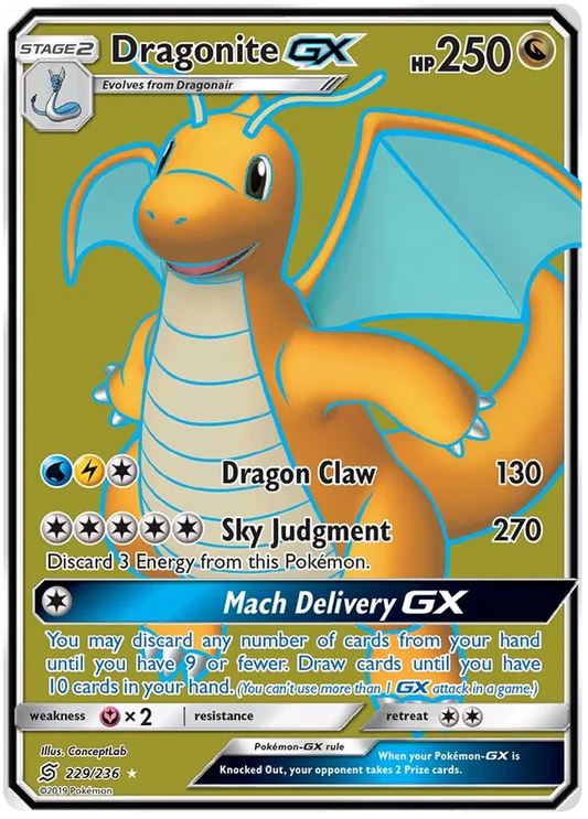 Dragonite GX 229/236 Unified Minds