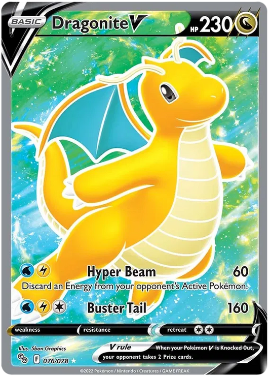 Dragonite V 76/78 Pokemon Go