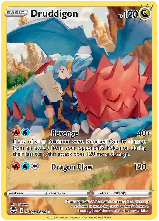 Druddigon TG09/TG30 Silver Tempest Trainer Gallery
