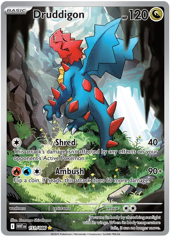 Druddigon 151/086 White Flare