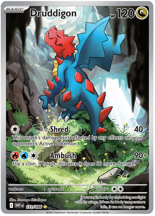 Druddigon 151/086 White Flare