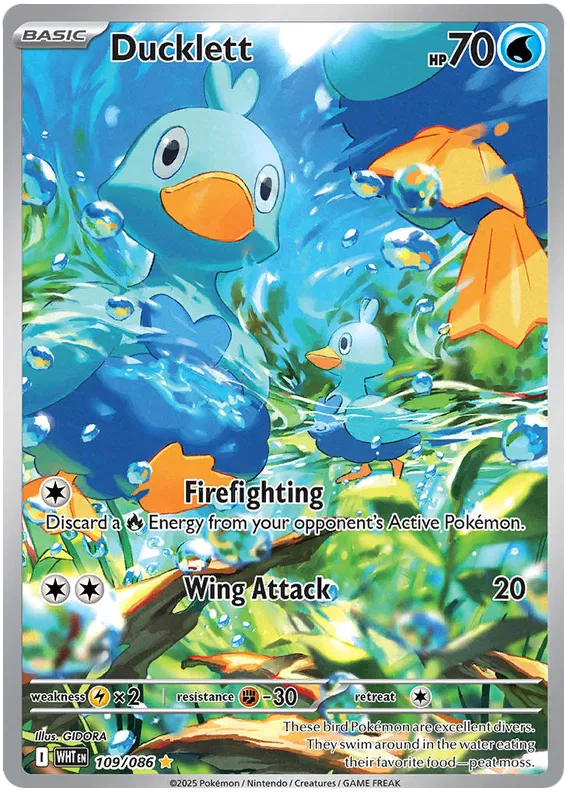 Ducklett 109/086 White Flare
