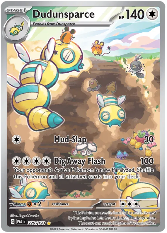 Dudunsparce 229/193 Paldea Evolved
