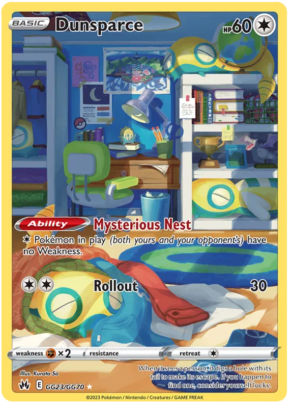 Dunsparce GG23/GG70 Crown Zenith Galarian Gallery
