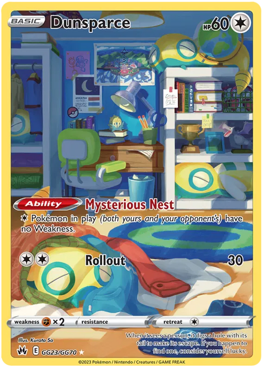 Dunsparce GG23/GG70 Crown Zenith Galarian Gallery