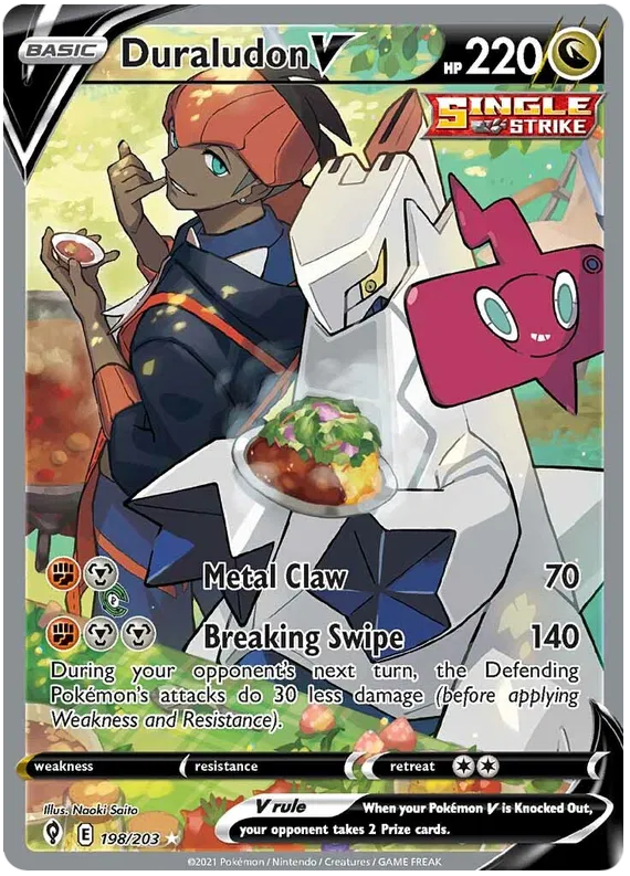 Duraludon V 198/203 Evolving Skies