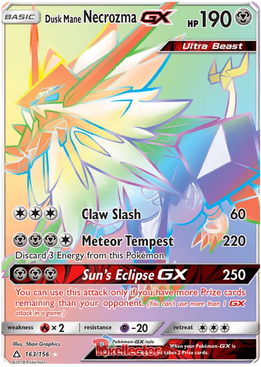 Dusk Mane Nercozma GX 163/156 Ultra Prism