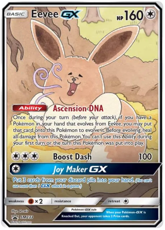 Eevee GX SM233 Sun & Moon Promos