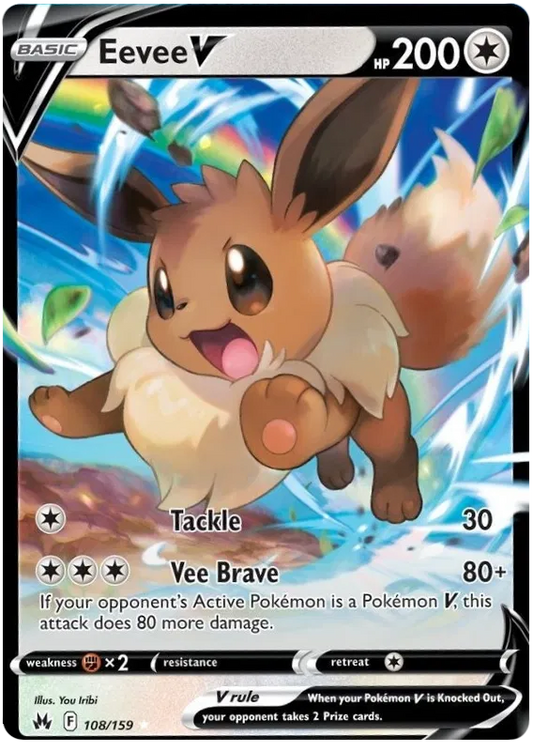 Eevee V 108/159 Crown Zenith