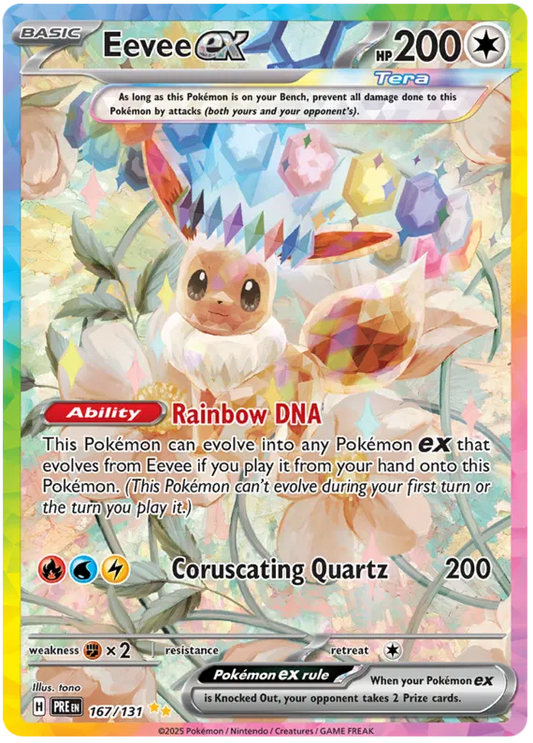Eevee ex 167/131 Prismatic Evolutions