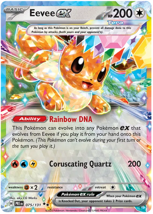 Eevee ex 075/131 Prismatic Evolutions