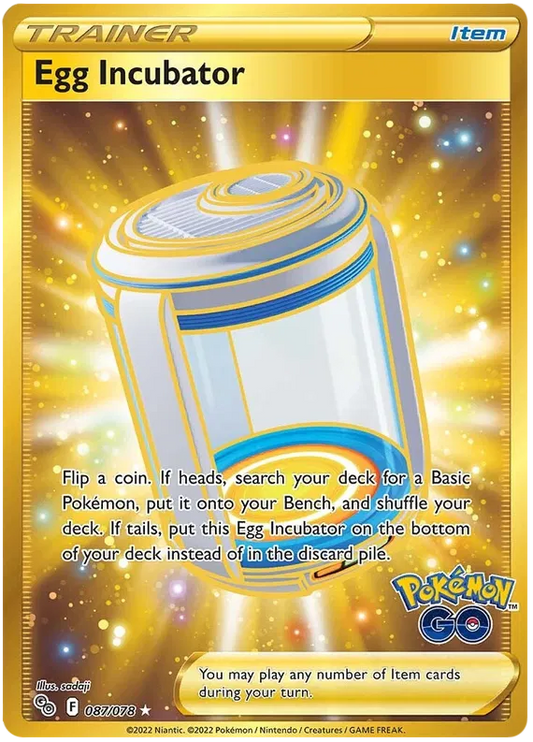 Egg Incubator 087/078 Pokemon Go