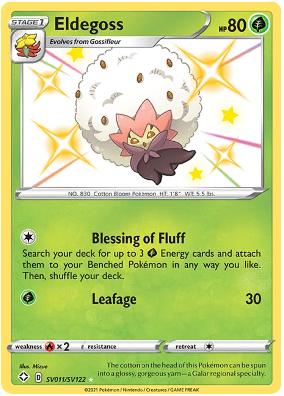 Eldegoss SV011/SV122 Sword & Shield Shining Fates