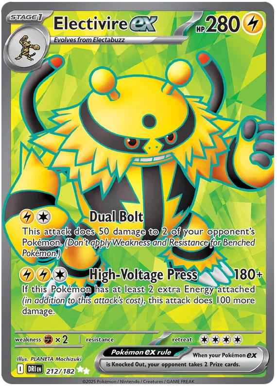 Electivire ex 212/182 Destined Rivals