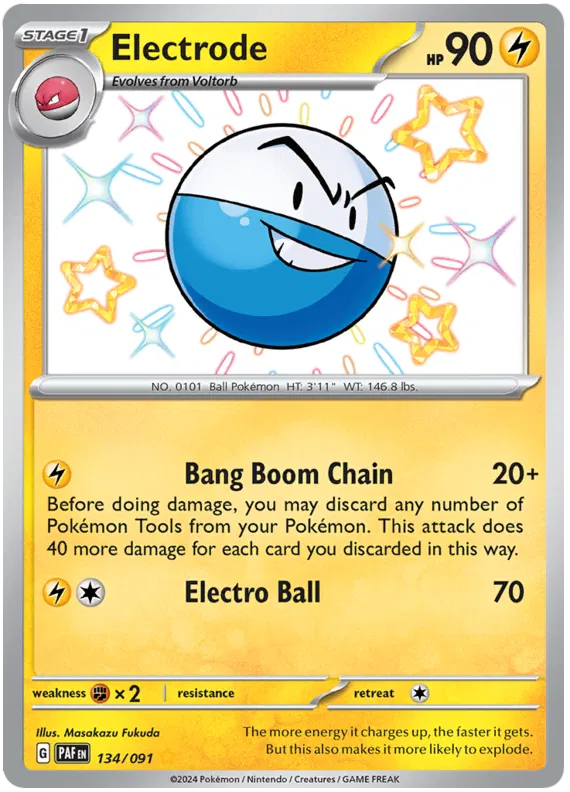 Electrode 134/091 Paldean Fates