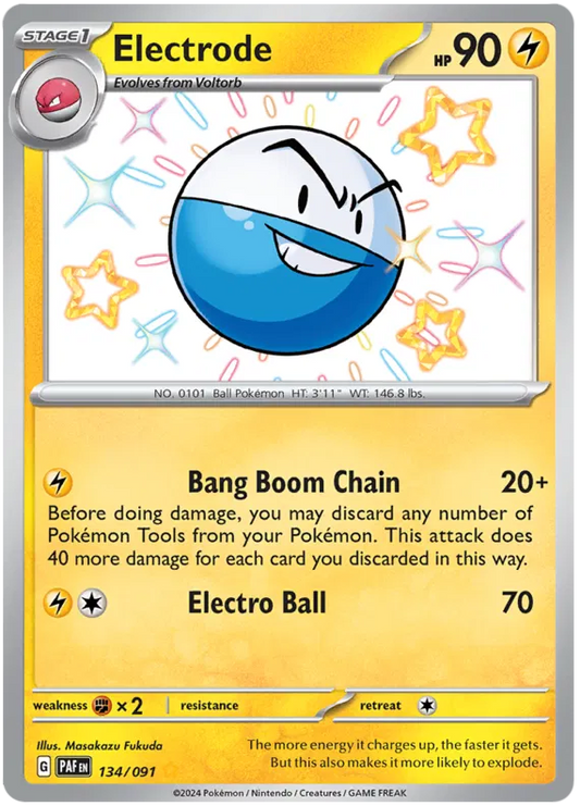 Electrode 134/091 Paldean Fates