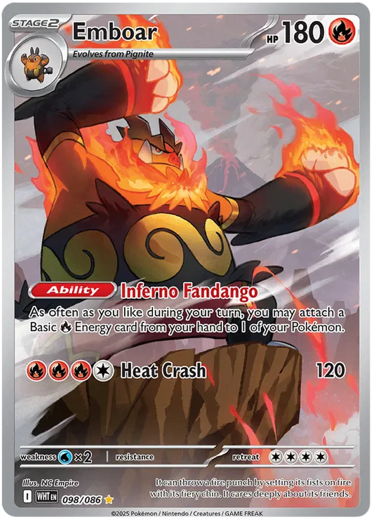 Emboar 098/086 White Flare
