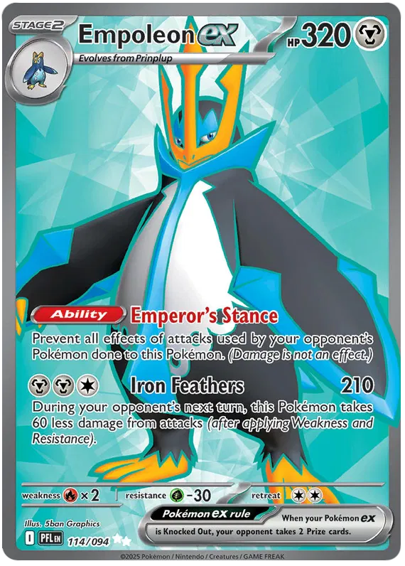 Empoleon ex 114/094 Phantasmal Flames