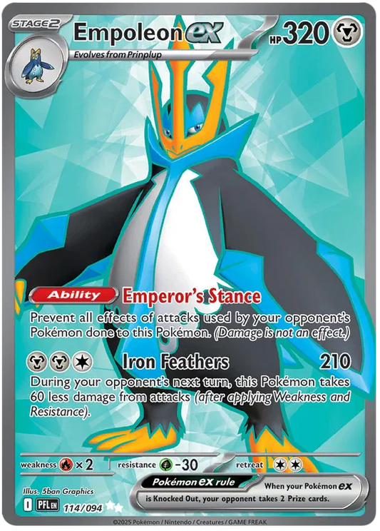 Empoleon ex 114/094 Phantasmal Flames