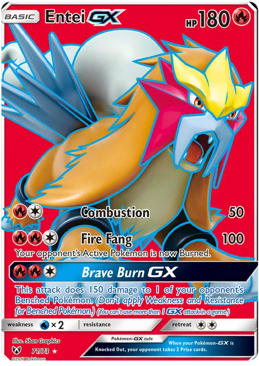 Entei GX 71/73 Shining Legends