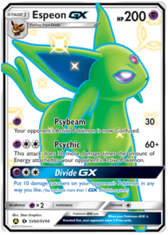 Espeon GX SV60/SV94 Hidden Fates