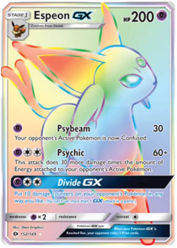 Espeon GX 152/149 Sun & Moon Base Set
