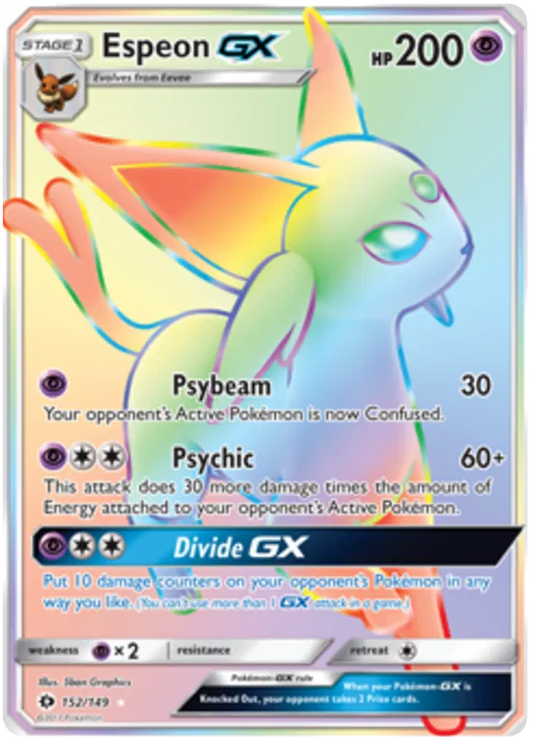 Espeon GX 152/149 Sun & Moon Base Set