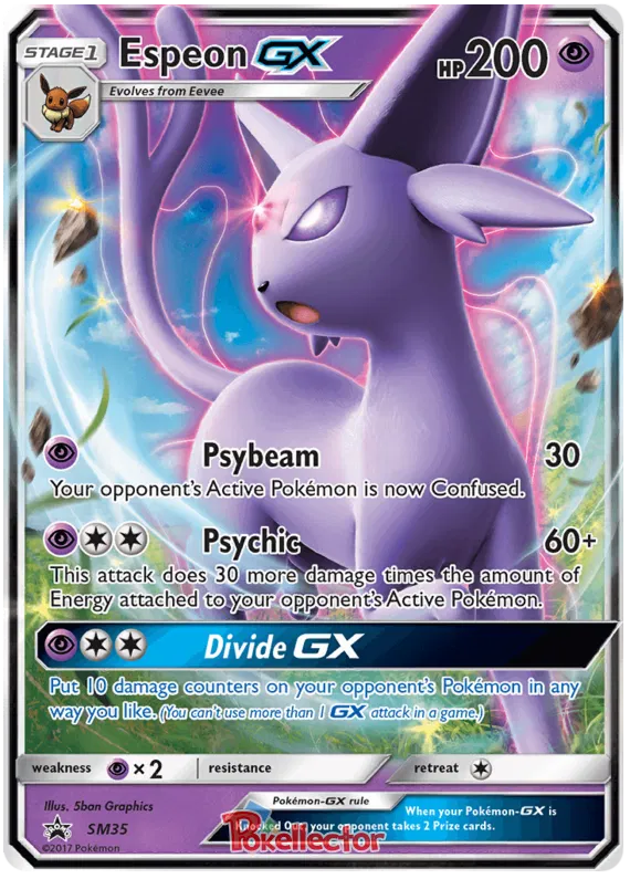 Espeon GX SM35 Sun & Moon Promos