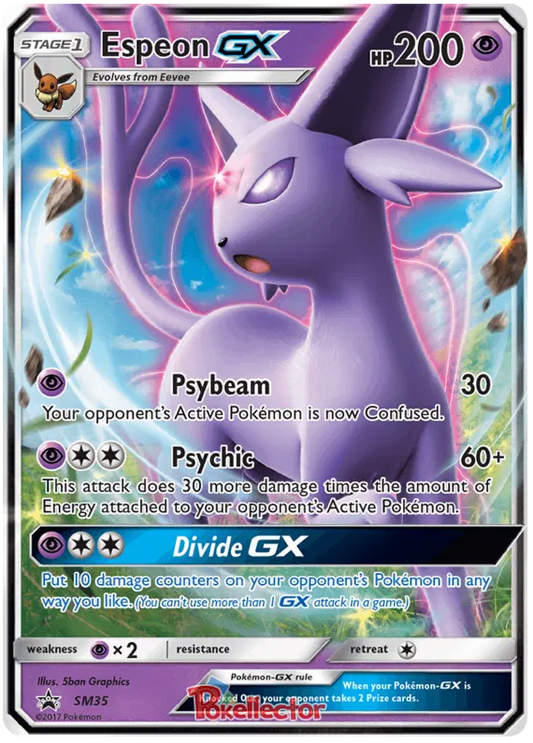Espeon GX SM35 Sun & Moon Promos