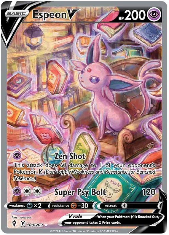 Espeon V 180/203 Evolving Skies
