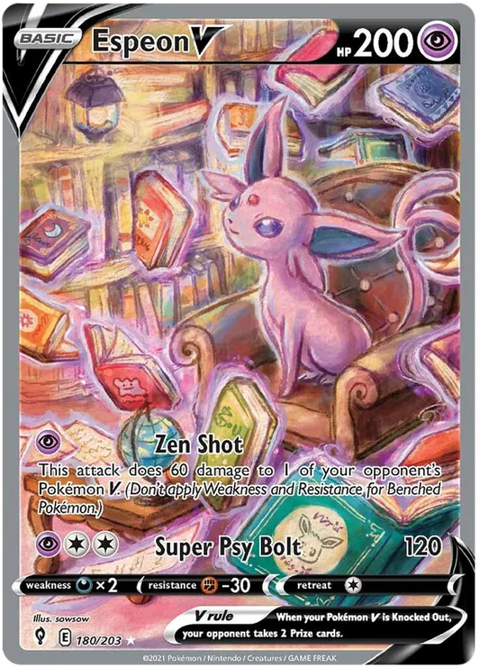 Espeon V 180/203 Evolving Skies