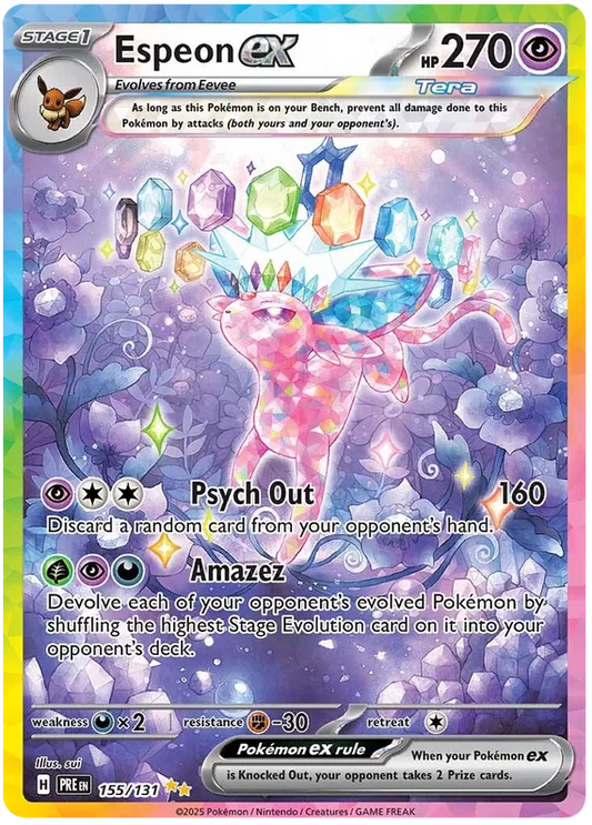 Espeon ex 155/131 Prismatic Evolutions