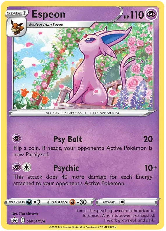 Espeon SWSH174 Sword & Shield Promo