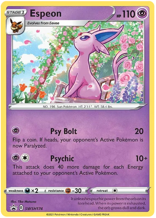 Espeon SWSH174 Sword & Shield Promo