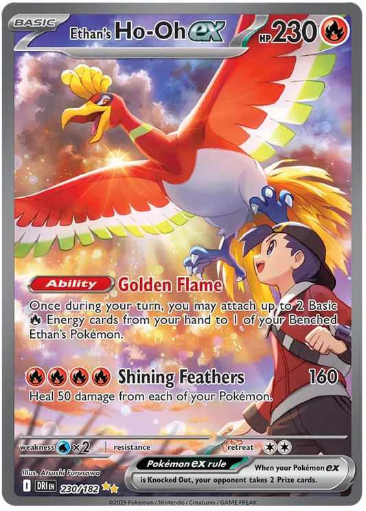Ethan's Ho-Oh ex 230/182 Destined Rivals
