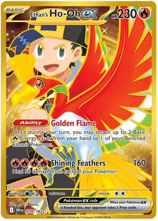 Ethan's Ho-Oh ex 239/182 Destined Rivals